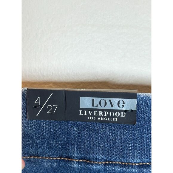 Liverpool Women's Size 4/27 Blue Denim Meet Chloe Pull On Jeans NWT - Picture 14 of 14